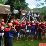 Jawapos Grup Jakarta arung jeram di Banten Rafting Ciberang