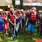 Jawapos Grup Jakarta arung jeram di Banten Rafting Ciberang