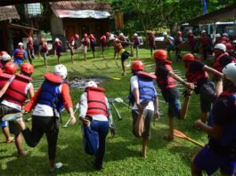 Rafting Di Sungai Ciberang Lebak Banten