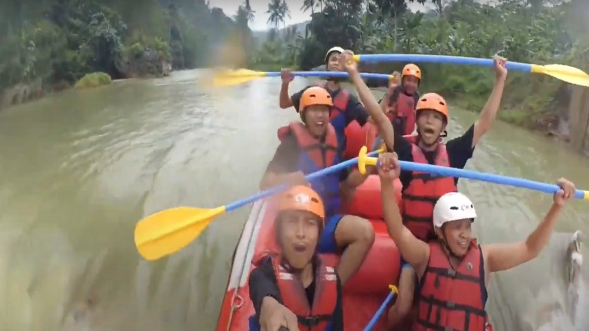 Mldthree Rafting Di Ciberang Lebak Banten