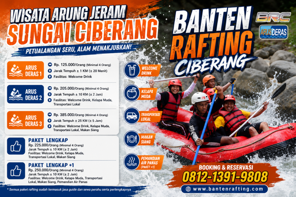 Paket Wisata Arung Jeram - Banten Rafting