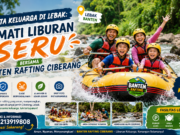 Liburan Sekolah Dekat Jakarta? Rasakan Serunya Rafting di Banten Rafting Ciberang! Sedang mencari destinasi liburan sekolah dekat Jakarta? Nikmati serunya rafting di Sungai Ciberang bersama Banten Rafting. Cocok untuk keluarga, sekolah, komunitas, dan perusahaan. Gambar dibuat ChatGPT.